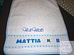 Asciugamano set asilo Mattia - Corredino asilo punto croce