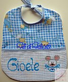 Gioele Topolino - Bavaglini punto croce