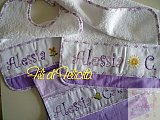 Set asilo Alessia - Corredino asilo punto croce