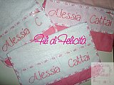 Set asilo Alessia - Corredino asilo punto croce